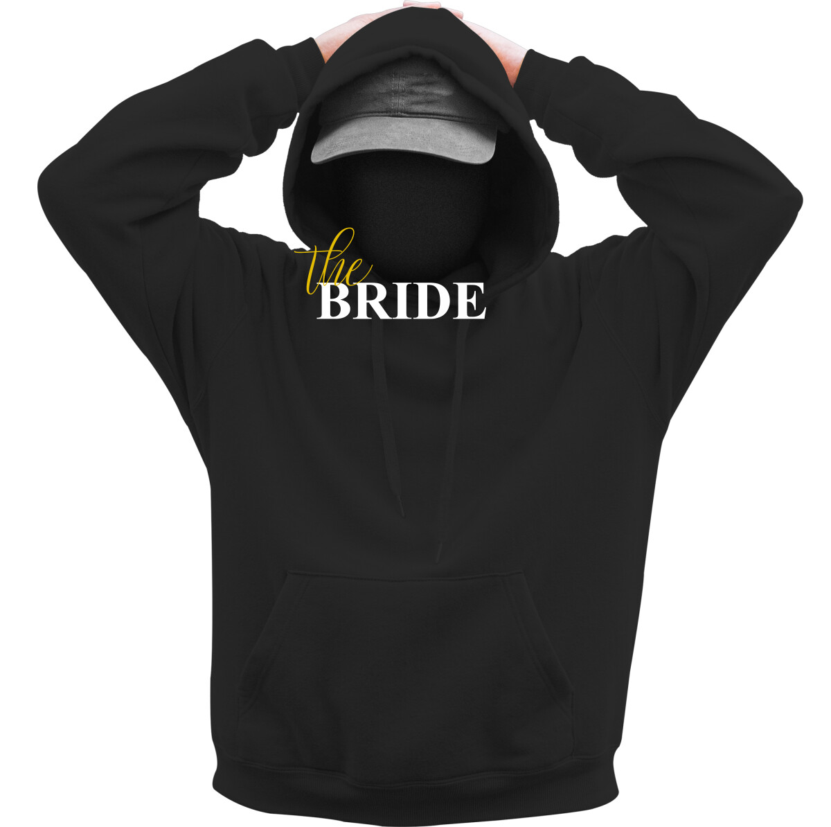 Kapucnis belebújós pulóver