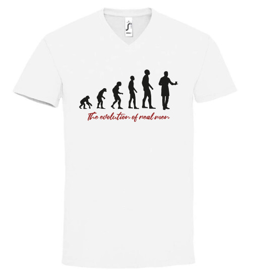 Unisex V nyakú póló