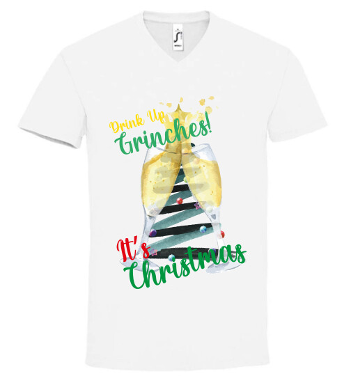 Unisex V nyakú póló