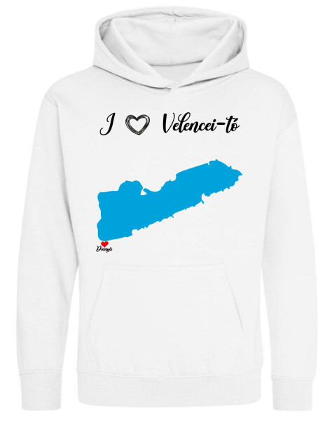 Kapucnis belebújós gyerek pulóver