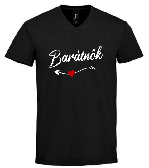 Unisex V nyakú póló