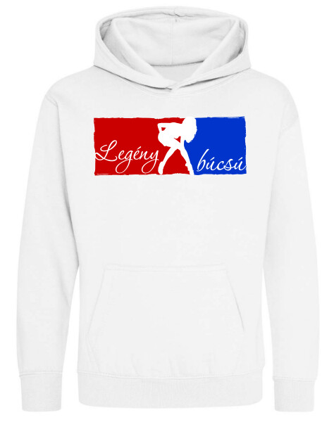 Kapucnis belebújós gyerek pulóver