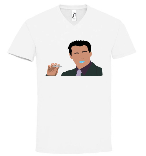 Unisex V nyakú póló