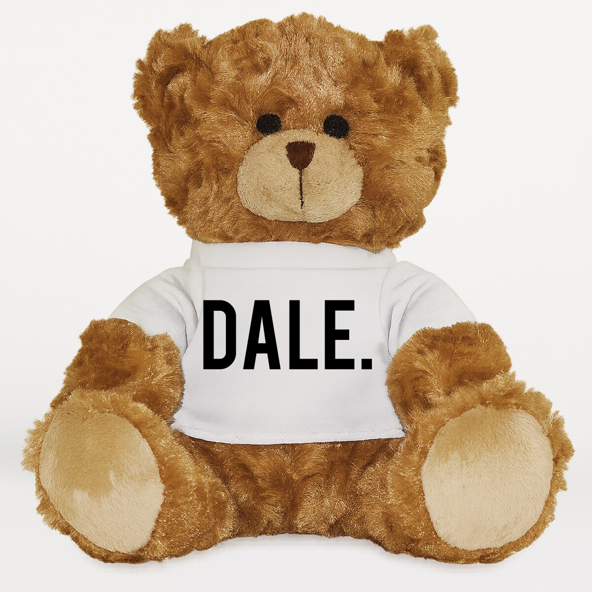 Plüssmaci egyedi pólóval