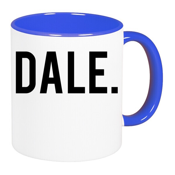 Színes fülű és belsejű bögre