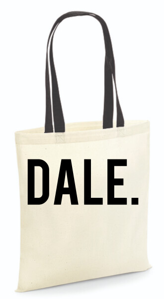 Vászontáska - színes fülű 