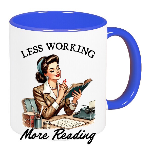 Színes fülű és belsejű bögre