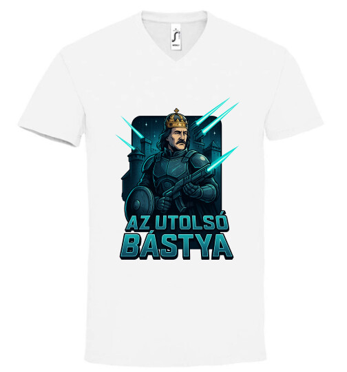 Unisex V nyakú póló