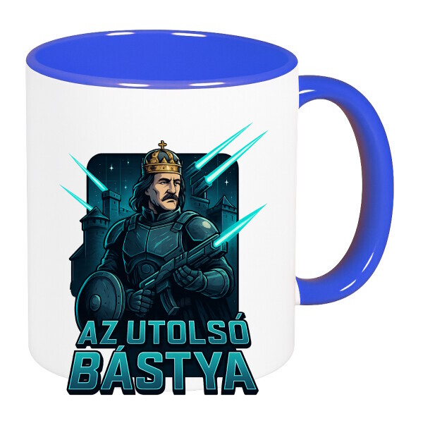 Színes fülű és belsejű bögre