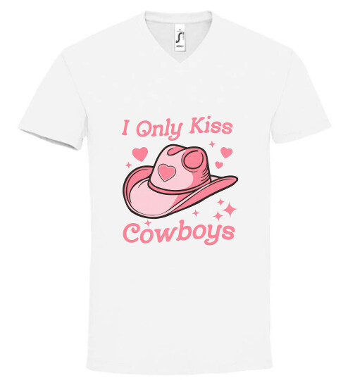 Unisex V nyakú póló