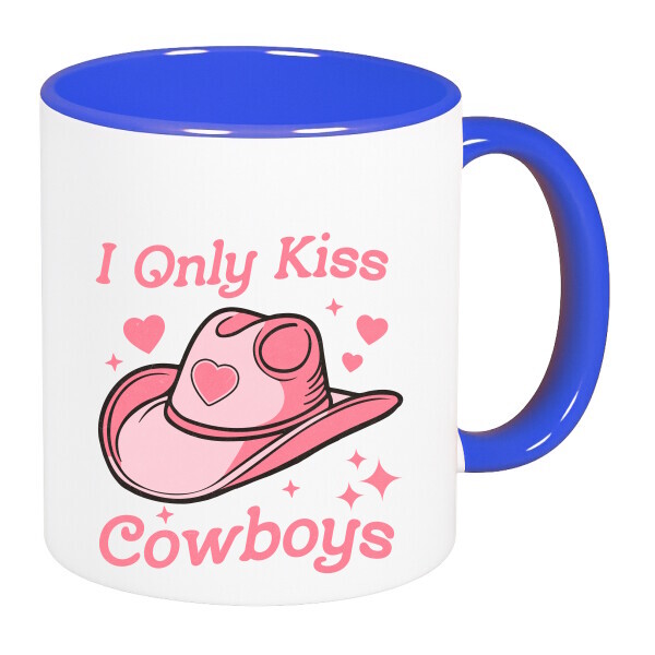 Színes fülű és belsejű bögre