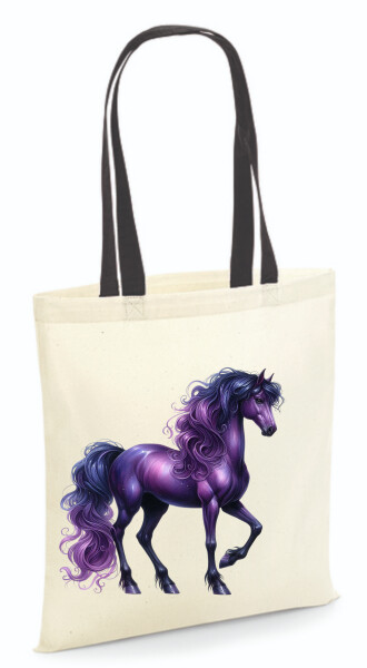 Vászontáska - színes fülű 