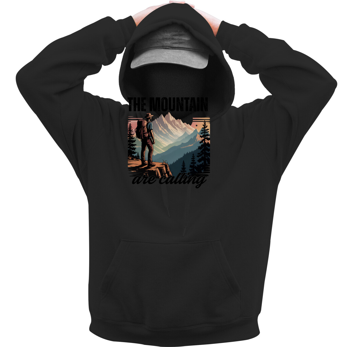 Kapucnis belebújós pulóver