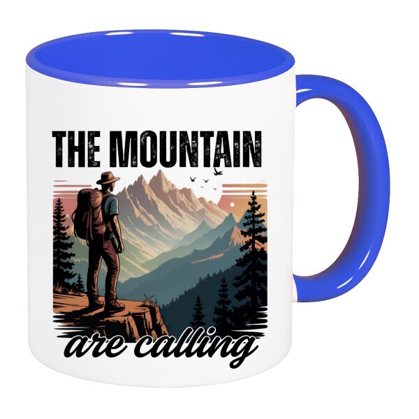 Színes fülű és belsejű bögre