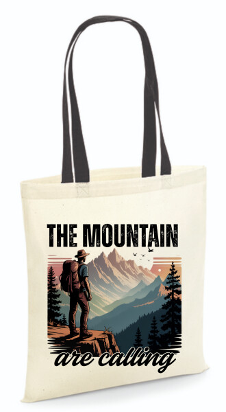 Vászontáska - színes fülű 