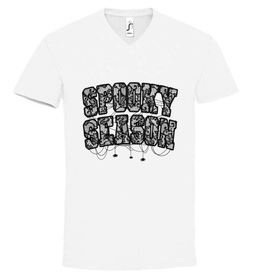 Unisex V nyakú póló