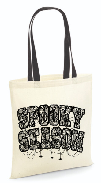 Vászontáska - színes fülű 