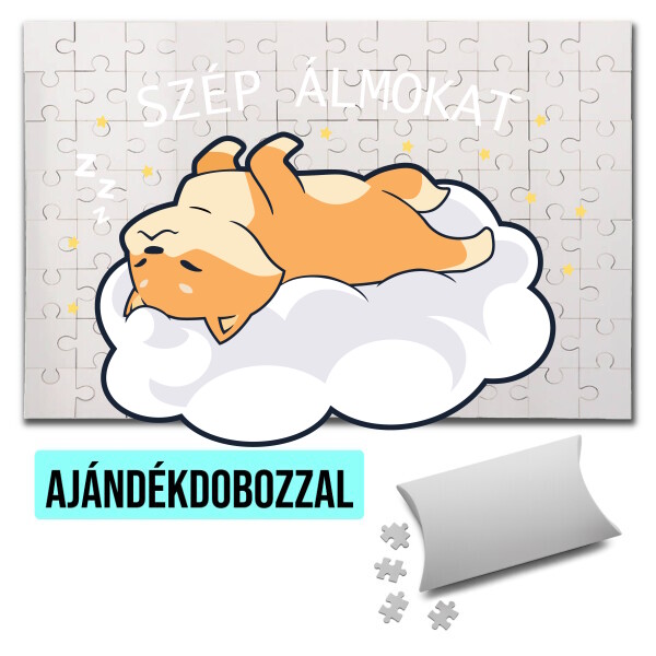 Puzzle - kirakó ajándékdobozzal