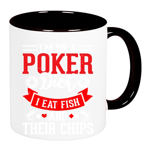 Színes fülű és belsejű bögre