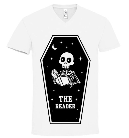 Unisex V nyakú póló