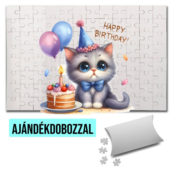 Puzzle - kirakó ajándékdobozzal