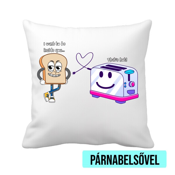 Párnahuzat béléssel