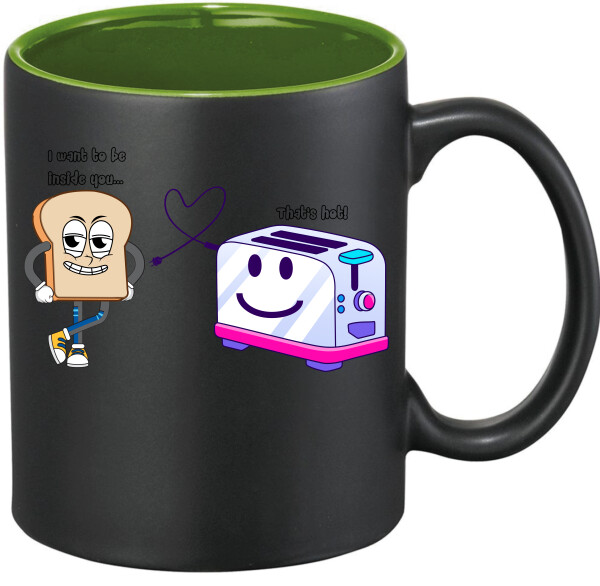 Hőre változó bögre - színes belső