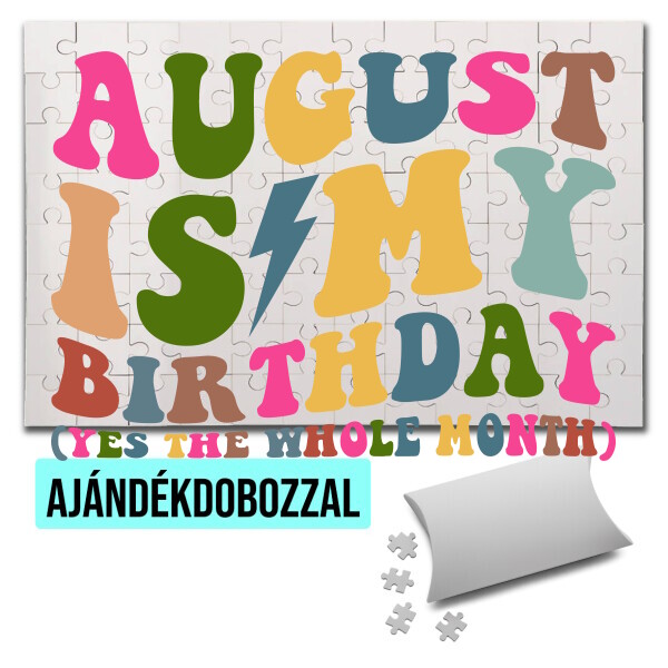 Puzzle - kirakó ajándékdobozzal