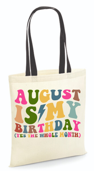 Vászontáska - színes fülű 