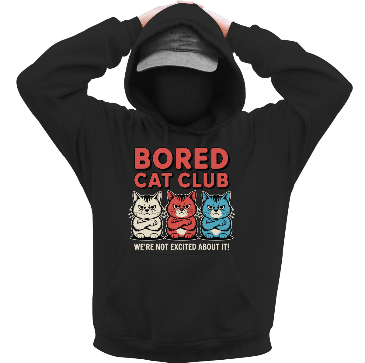 Kapucnis belebújós pulóver