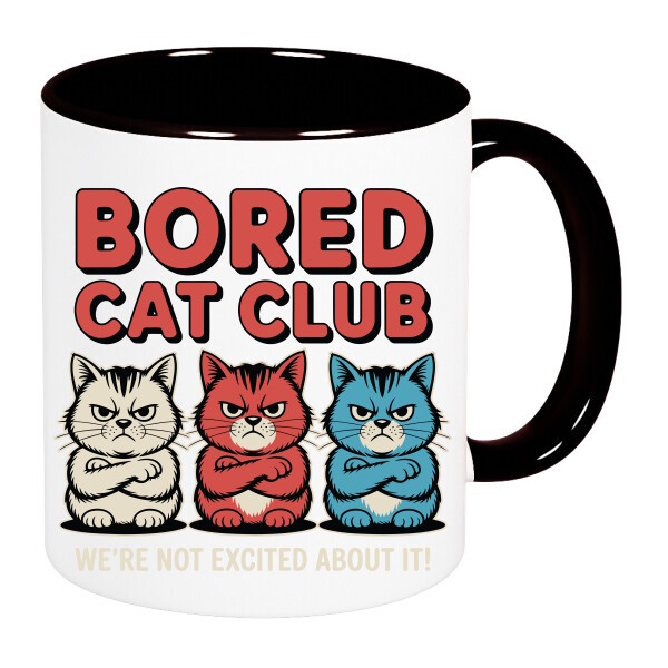 Színes fülű és belsejű bögre