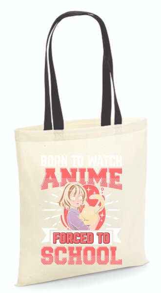 Vászontáska - színes fülű 