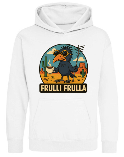 Kapucnis belebújós gyerek pulóver