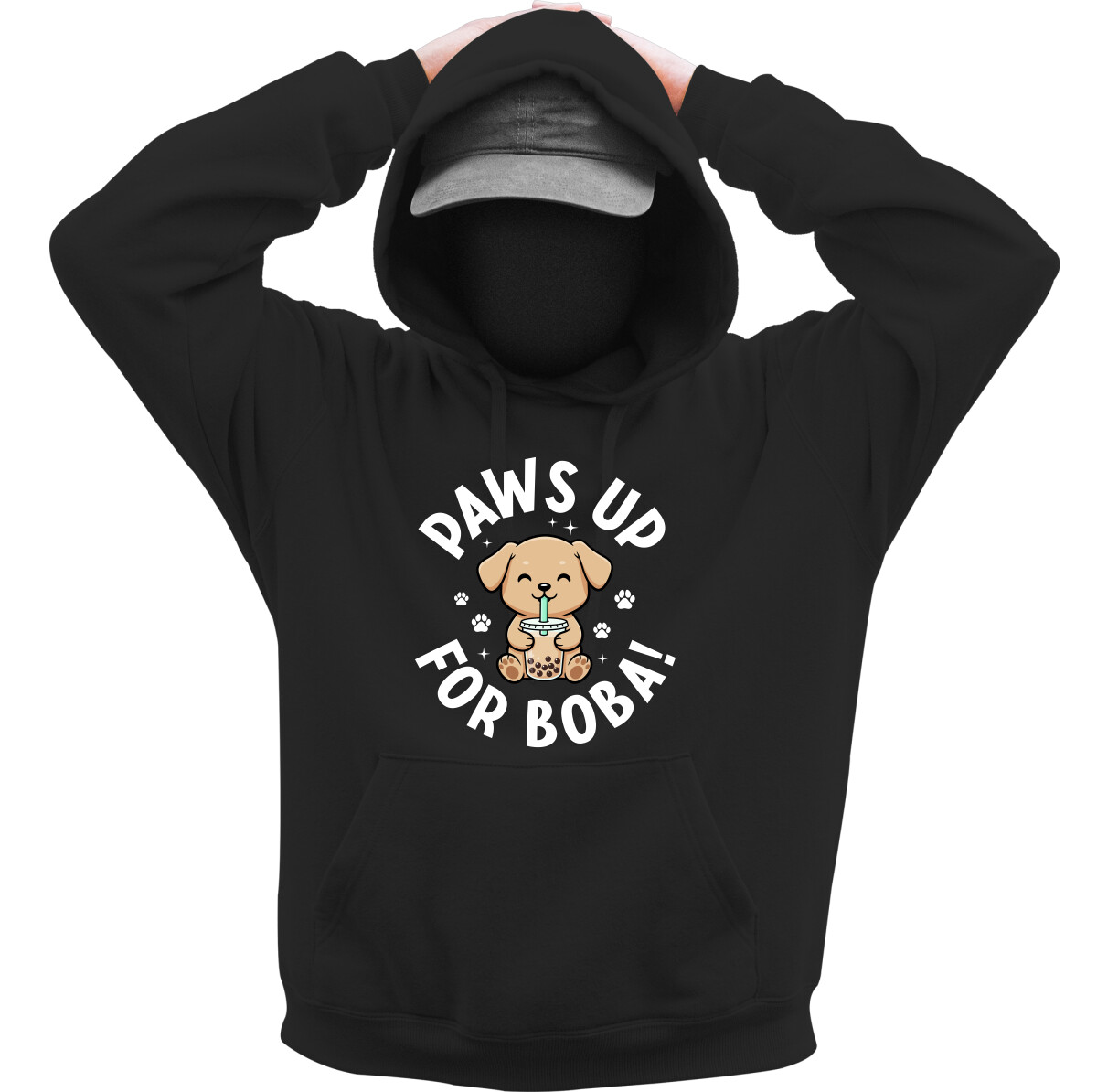 Kapucnis belebújós pulóver