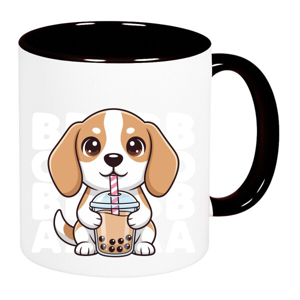 Színes fülű és belsejű bögre