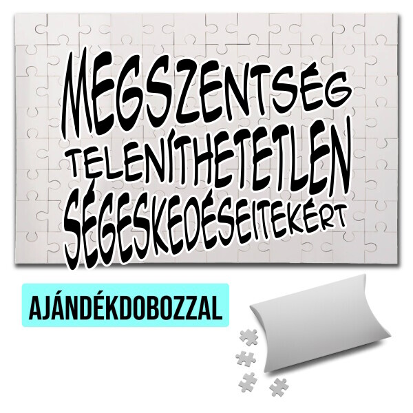 Puzzle - kirakó ajándékdobozzal