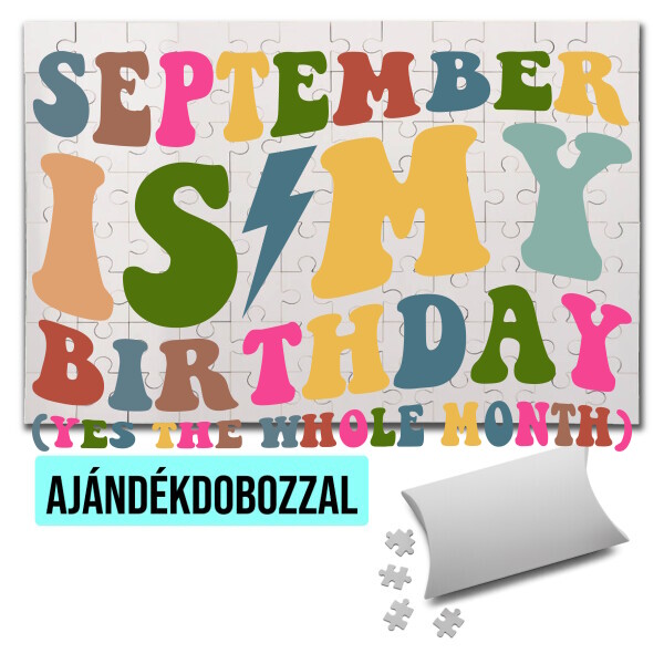 Puzzle - kirakó ajándékdobozzal