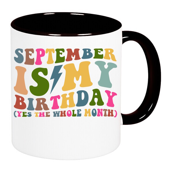 Színes fülű és belsejű bögre