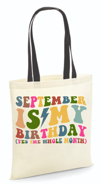 Vászontáska - színes fülű 