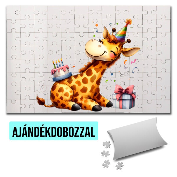 Puzzle - kirakó ajándékdobozzal