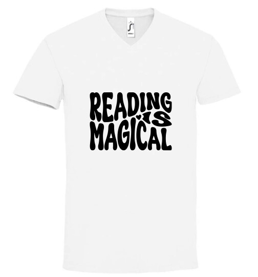 Unisex V nyakú póló