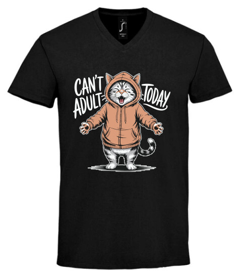 Unisex V nyakú póló