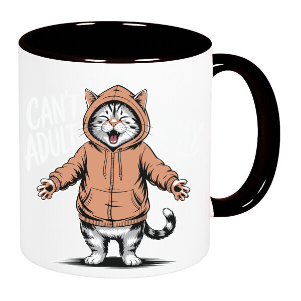 Színes fülű és belsejű bögre