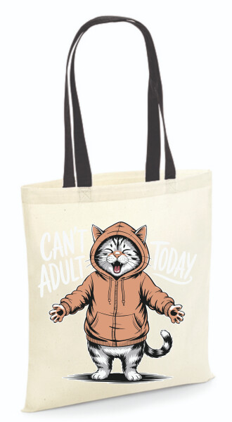 Vászontáska - színes fülű 