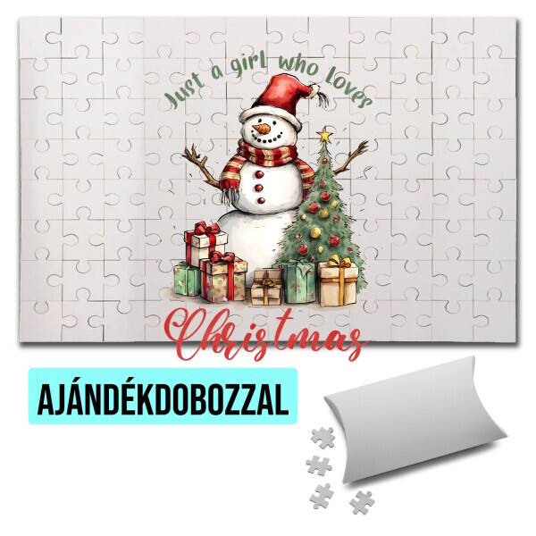 Puzzle - kirakó ajándékdobozzal