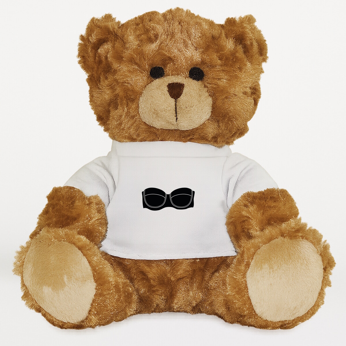 Plüssmaci egyedi pólóval