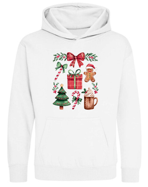 Kapucnis belebújós gyerek pulóver