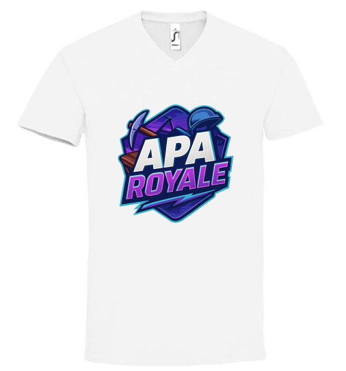 Unisex V nyakú póló