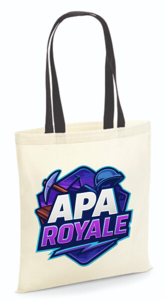 Vászontáska - színes fülű 