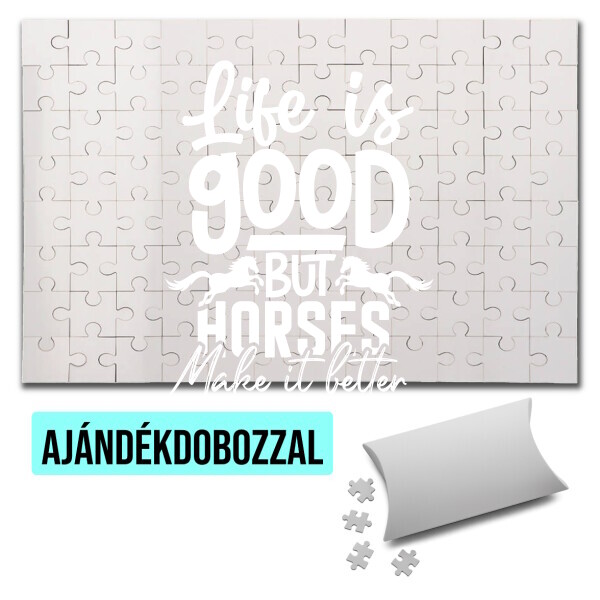 Puzzle - kirakó ajándékdobozzal